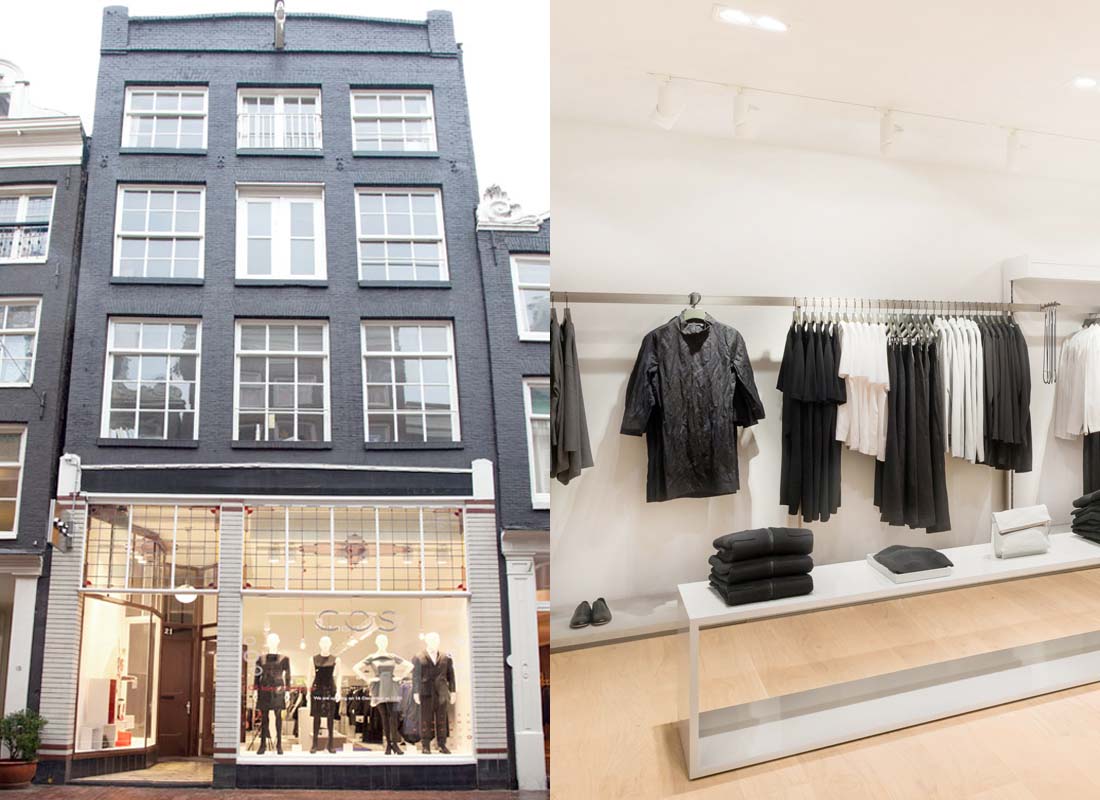 Scandinavische winkels Cos Amsterdam