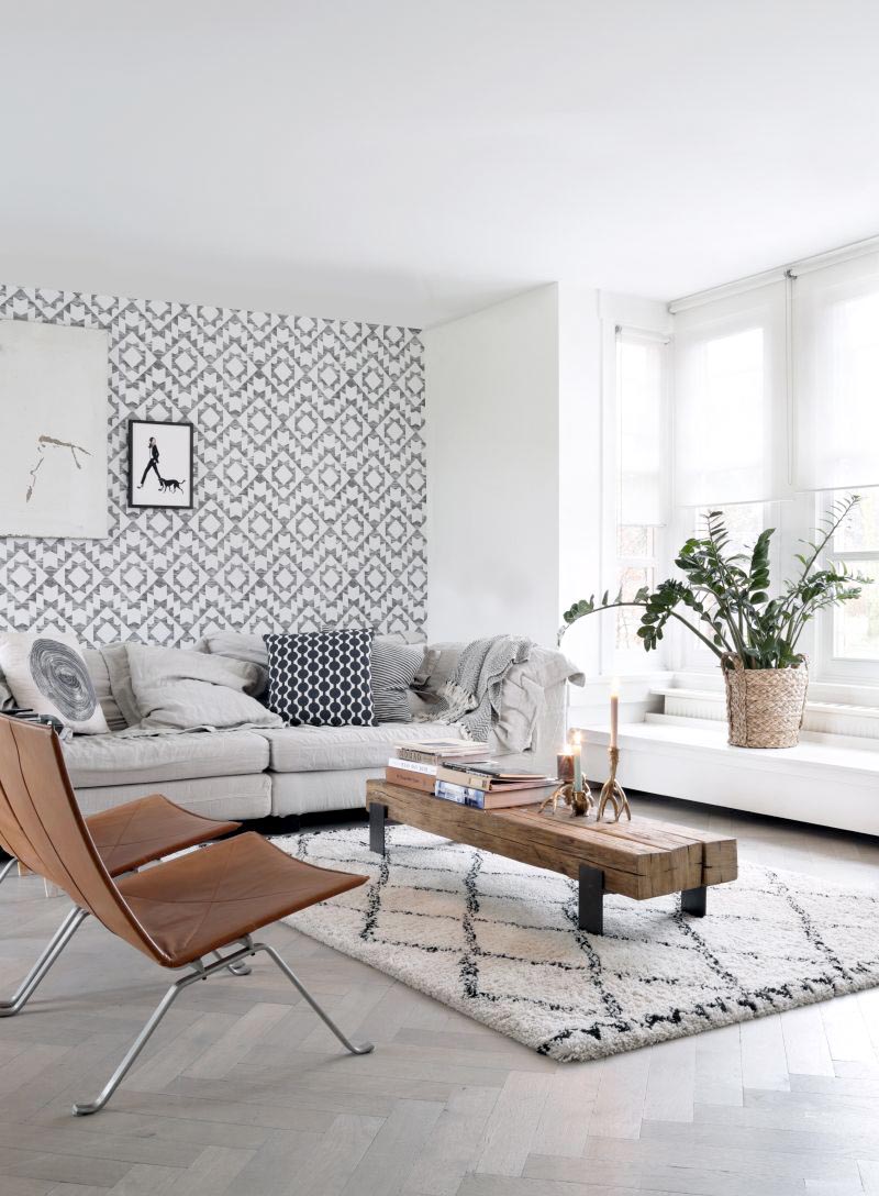 Scandinavisch interieur grafische prints