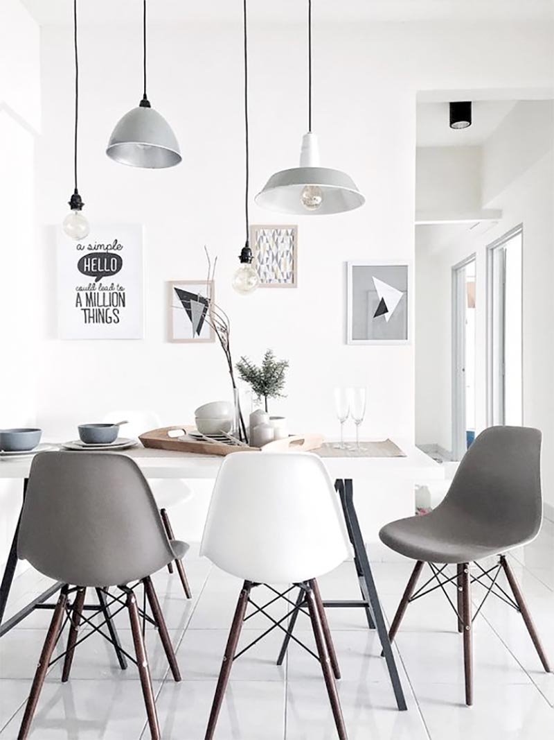 Scandinavisch interieur moderne meubels