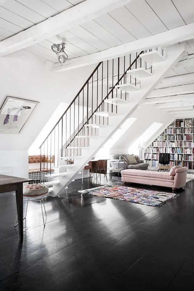 Zacht roze interieur