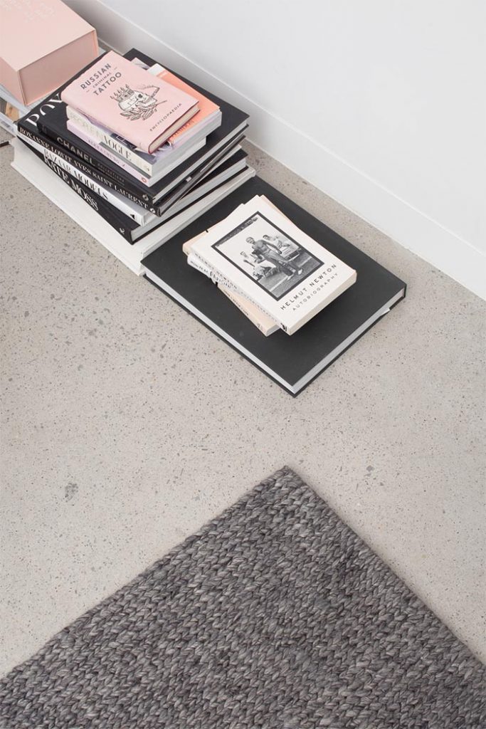 Zacht roze interieur