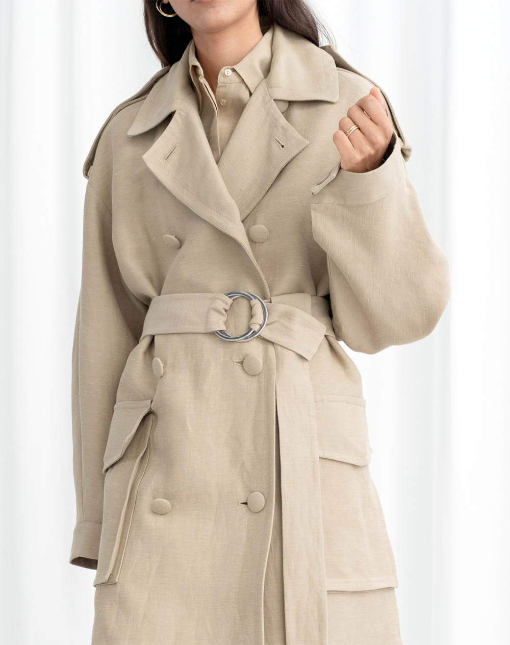 Wardrobe klassieker beige trench coat