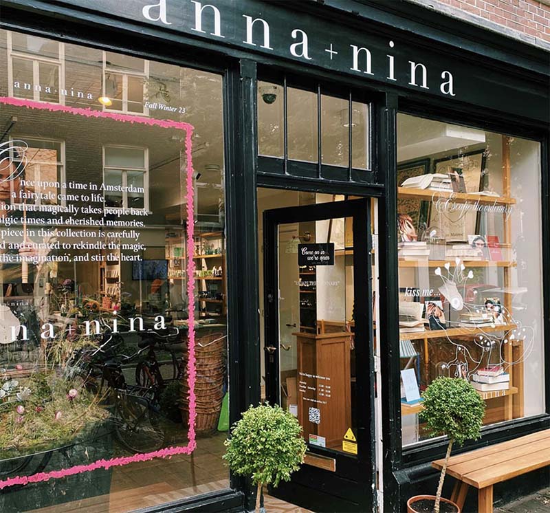Shopadressen Amsterdam Anna+nina